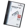 Durable A4 Duraclip 3mm Folder Black - 2200/01 (Pack 25)
