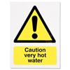 Stewart Superior Catering Sign Caution Very Hot W150xH200mm - CS006SAV