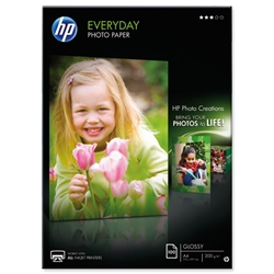 Hewlett Packard (HP) Everyday Photo Paper Glossy 200gsm A4 Ref Q2510A [100 Sheets]