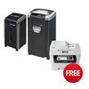 Fellowes 225Ci Shared Workspace Shredder & MS460Cs Office Micro Shredder - FREE Printer