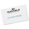 Durable Name Badges with Pin 40x75mm Ref 8008 [Pack 100]