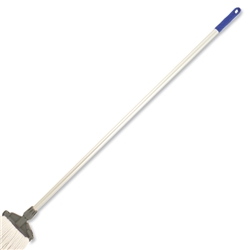 Charles Bentley Kentucky Mop Handle with Grey Grip Clip Colour-coded Blue Ref SPC/VZ20511B/CLIP