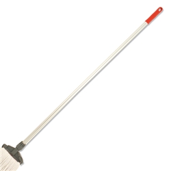 Charles Bentley Kentucky Mop Handle with Grey Grip Clip Colour-coded Red Ref SPC/VZ20511R/CLIP