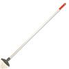 Mop Handle with Grey Grip Clip White Handle
