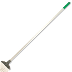Charles Bentley Kentucky Mop Handle with Grey Grip Clip Colour-coded Green Ref SPC/VZ20511G/CLIP