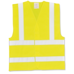 High Visibility Vest Polyester Small-Medium Yellow