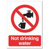 Stewart Superior Catering Sign Not Suitable for Drinking Vinyl - P093