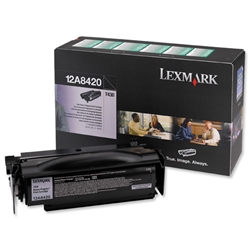 Lexmark Laser Toner Cartridge Return Program Page Life 6000pp Black [for T430] Ref 0012A8420