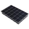Bisley Insert Tray 2/24 Plastic for Storage Cabinet Black - 224P1