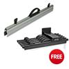 Arnos Hang-A-Plan Front Load Binder A1 Silver Ref D100A [Pack 5] - FREE Wall Rack