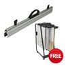 Arnos Hang-A-Plan Front Load Binder A1 Silver Ref D100A [Pack 10] - FREE Trolley