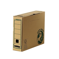 Fellowes R-Kive Earth Transfer File Recycled FSC Tabseal Lid W80xD255xH315mm A4 Ref 4470108 [Pack 20] - Item image