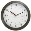 Alba Easytime Wall Clock Quartz with Plastic Lens and Case Diameter 320mm Black Ref HORMURN
