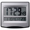 Alba LCDtime Clock Digital 12 or 24-hour Display Radio Controlled Silv