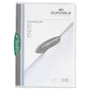 Durable Swingclp Crystal Folder for 30 Sheets A4 Green[Box 25]-2260/32