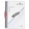 Durable Swingclip Crystal Folder for 30 Sheets A4 Red [Box 25]-2260/35
