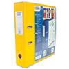 Elba Lever Arch File PVC 70mm Spine A4 Yellow [Pack 10] - 100080893