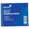 Silvine Duplicate Book Carbonless Memo 1-100 102x127mm Ref 703-P [Pack 5]
