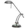 Idelec Task Lamp Low Energy 9W Halogen Adjustable Angled Head H540mm Chrome Ref 8119T-01
