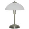 Idelec Touch Desk Lamp W385xH280mm White Acrylic Shade Chrome Stand Ref GX6543