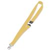 Durable Textile Lanyard with Safety Closure for Name Badge 20x440mm Ye