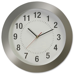 Alba Bigtime Wall Clock Quartz with Plastic Lens and Case Diameter 380mm Ref HORBIG