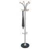 Hat and Coat Stand Metallic Tubular Steel with Umbrella Holder 6 Pegs
