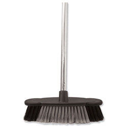 Bentley Soft Bristle Broom Indoor Chrome Handle length 1.2m Ref HL2801/G/F4