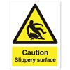 Stewart Superior Caution Slippery Surface Sign 150x200mm - WO134SAV