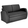 Influx Zee Reception Sofa Leather-look Back H400mm W1300xD720xH440mm
