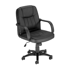 Euroffice Office Manager Leather Chair W460xD450xH430-500mm - Item image
