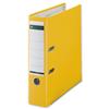 Leitz Lever Arch File Plastic 80mm Spine Foolscap Yellow Ref 11101025 [Pack 10]
