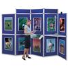 Nobo ProPanel Display and Bag 10 Panels Blue Fabric and Dry White Sides 20kg W3750xH2020mm Ref 1901921 Nobo ProPanel Display and Bag 10 Panels Blue Fabric and Dry White Sides 20kg W3750xH2020mm Ref 1901921
