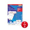 DECAdry Place Cards 200gsm 2 per A4 Sheet 210x63.5mm Ref OCB5107 [Pack 44 Cards] - 7 for 5