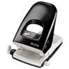Leitz 5138 Extra Strong Punch 2-Hole Long-handled Capacity 40x 80gsm Black and Grey Ref 5138-00-95