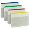 Post-it® Index Filing Tabs Strong Flat 51x38mm Six Each of 4 Colours Assorted Ref 686-F1 [Pack 6]