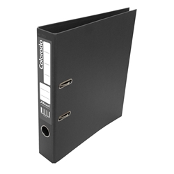 Rexel Colorado Mini Lever Arch File Plastic 50mm Spine A4 Black Ref 28245 [Pack 10]
