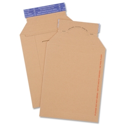 Smartbox Brown Card Envelope Dual-seal System 450gsm W205xD262xH30 B5+ Ref 140439102 [Pack 25]