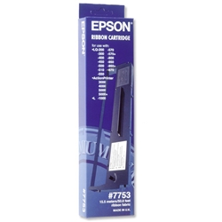 Epson Ribbon Cassette Fabric Nylon Black [for LQ200 300 400 450 550 570 850 870] Ref C13S015021