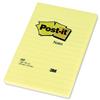 Post-it Large Format Yellow Notes - Ruled - 4x6 - 660YE