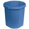 Exacompta Forever Waste Bin Recycled Plastic 18 Litre Cobalt Blue Ref 435101D Exacompta Forever Waste Bin Recycled Plastic 18 Litre Cobalt Blue Ref 435101D
