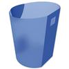 Exacompta Polymorf Waste Bin Plastic Robust Stable 13 Litre Blue Ref 47510D