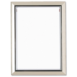 The Photo Album Company Deluxe Certificate Frame Non-Glass Holds A4 Silver Ref A4PEL-SIL
