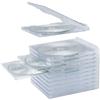 Compucessory Stackable CD Cases Additional Clear Ref CCS95501 [Pack 10]
