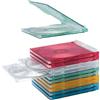 Compucessory Stackable CD Cases Additional Assorted Ref CCS95502 [Pack 10]