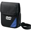Compucessory DVD Storage Bag Portable with Sleeves for 15 Disks Blue and Black Ref CCS22635