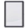 Nobo Noticeboard for Exterior Glazed Case Lockable Magnetic Steel 9xA4