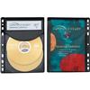 Compucessory DVD Filing Sleeve Plastic Multipunched for 2 Disks Ref CCS25501 [Pack 10]