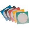 Compucessory CD Sleeve Envelopes Paper with Window W126xH126mm Assorted Ref CCS26504 [Pack 100]