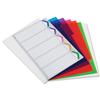 Rexel Binding Divider Set with Dividers 5-Part Translucent and 2x Covers A4 Clear Ref 2101323E